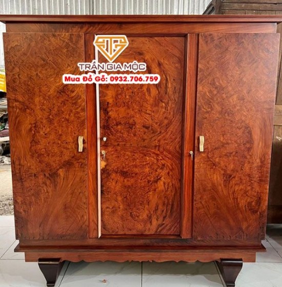 Trần Gia Mộc - Thu Mua Tủ Quần Áo Gỗ Cũ Và Xưa 3 Cánh