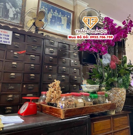 Thu Mua Tủ Thuốc Bắc, Tủ Đông Y Cũ Giá Cao | Trần Gia Mộc 