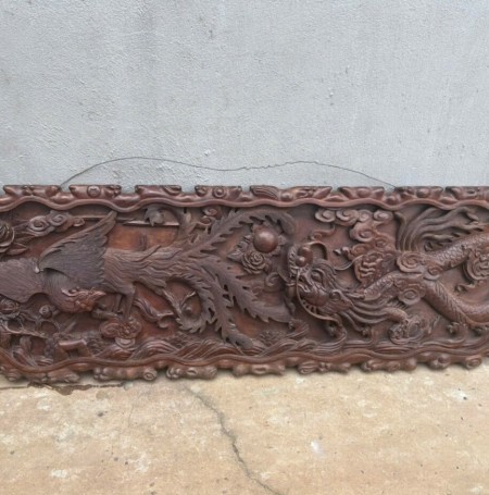 Bức Phù Điêu Xưa Gõ Mật Xưa Cũ Thanh Lý Giá Rẽ 