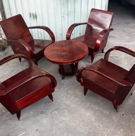 Thanh Lý Bộ Salon Thùng Chân Đồng Ngày Xưa – Hàng Đẹp, Giá Rẻ