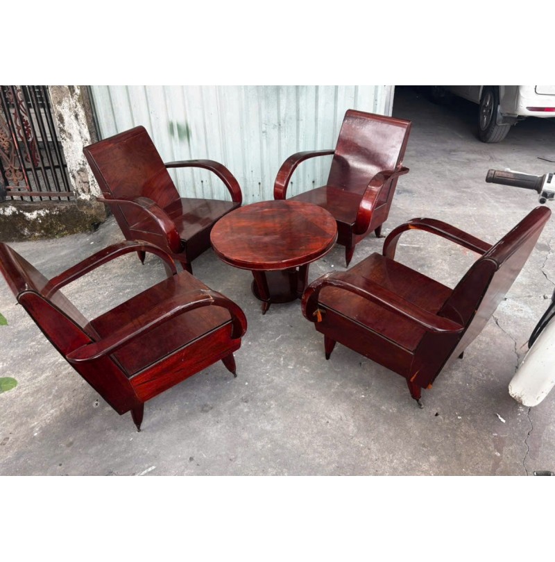 Thanh Lý Bộ Salon Thùng Chân Đồng Ngày Xưa – Hàng Đẹp, Giá Rẻ