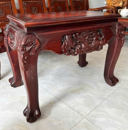 Thanh Lý Đôn Gỗ Cẩm Lai Chạm Khắc Tinh Xảo – Giá Rẻ Tại Kho