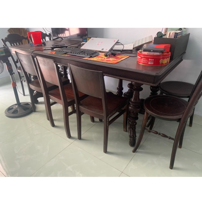 Bộ Bàn Ghế Gỗ Xưa Cổ - Thu Mua Bàn Ghế Xưa 