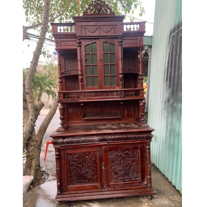 Thu Mua Tủ Rượu, Tủ Trưng Bày Gỗ Xưa Cũ Cổ 