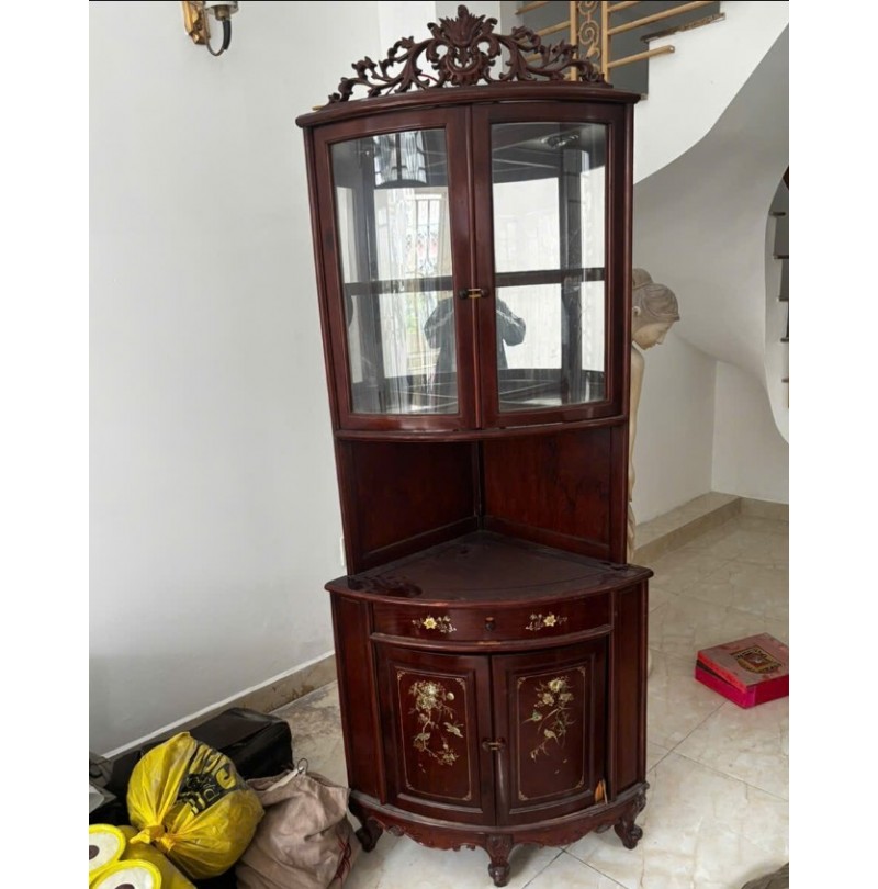 Tủ Góc Gỗ Hương – Thu Mua Tủ Góc Gỗ Cũ Giá Cao